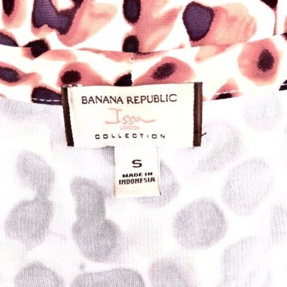 Banana Republic X Issa London Collection Red Element 3/4 Sleeve Wrap Dress - Picture 8 of 10